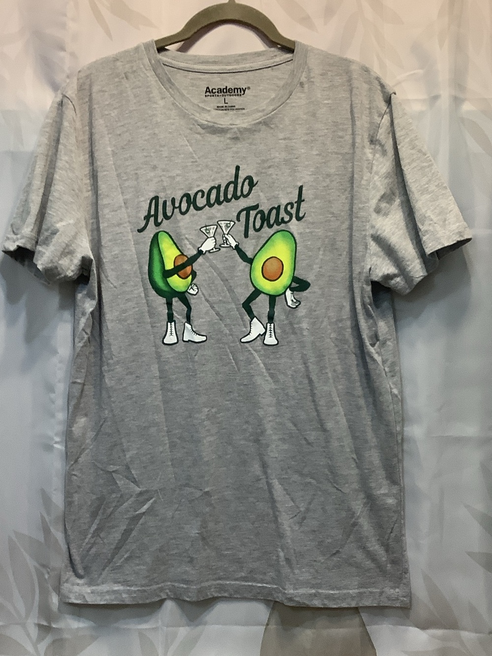 Academy Avocado Toast Graphic Tee - Light Gray